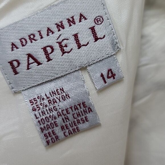 Adrianna Papėll white flower sequence blouse - Picture 5 of 9